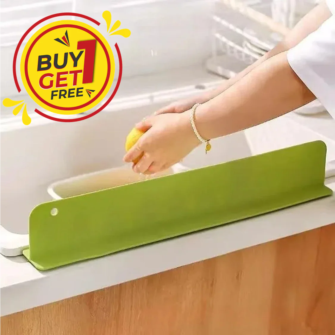 No More Sink Mess – Silicone Splash Guard (Buy 1 Get 1 Free | Pack of 2)